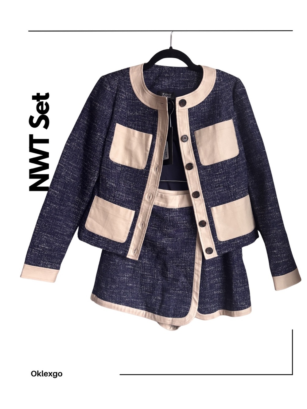 Coordinated Jacket and Skort/Shorts Set Size 2 Jacket / Size 4 Shorts NWT